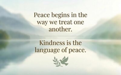 Peacemaking Starts With You